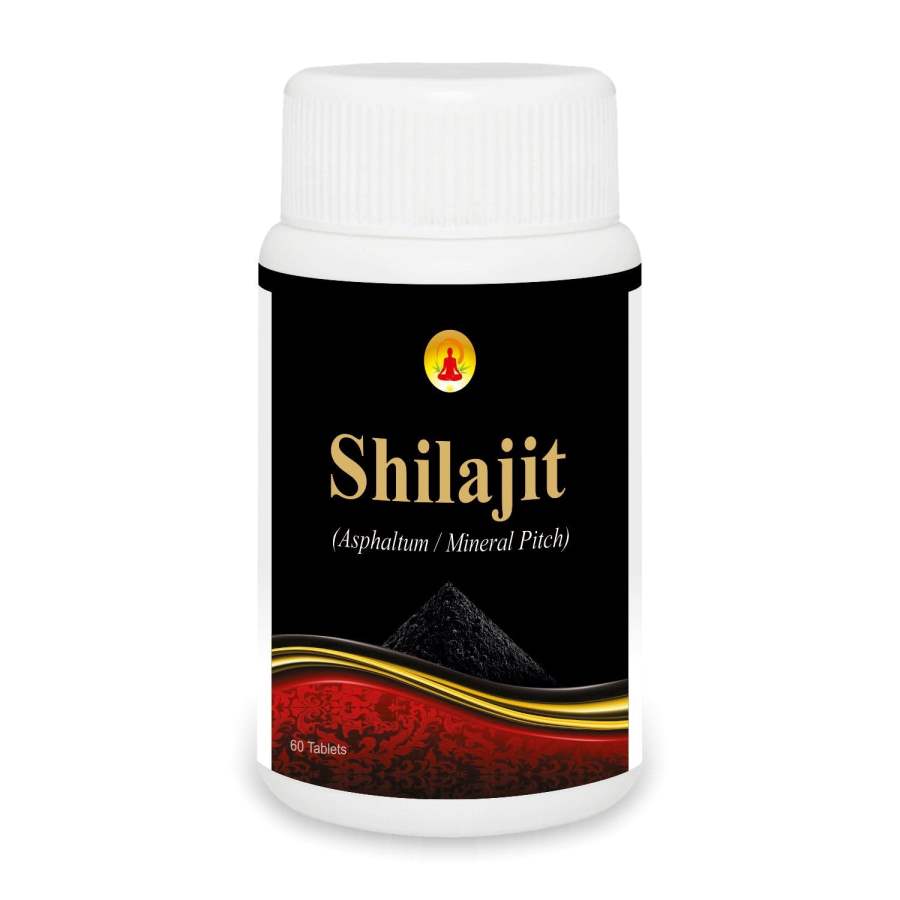 Jain Ayurveda Jain Shilajit Asphaltum Mineral Pitch Tablets - 60 Tablets