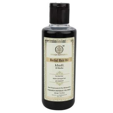 Khadi Natural 18 Herbs Herbal Hair Oil (Anti Depressent And For Relaxation)
