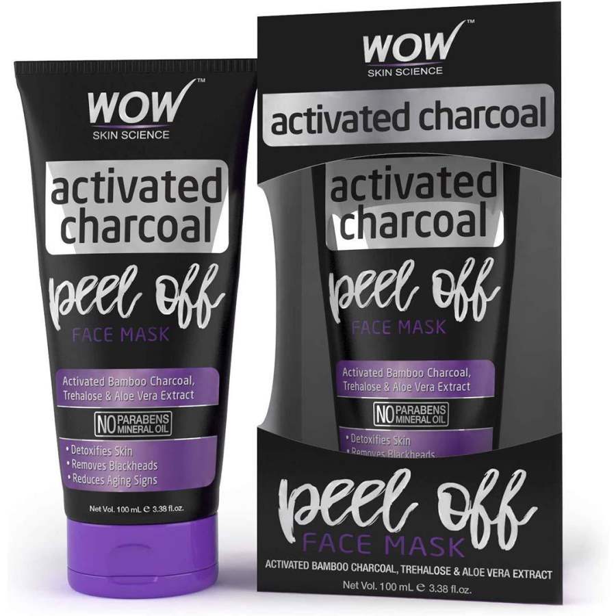 WOW Skin Science Activated Charcoal Face Mask Peel Off