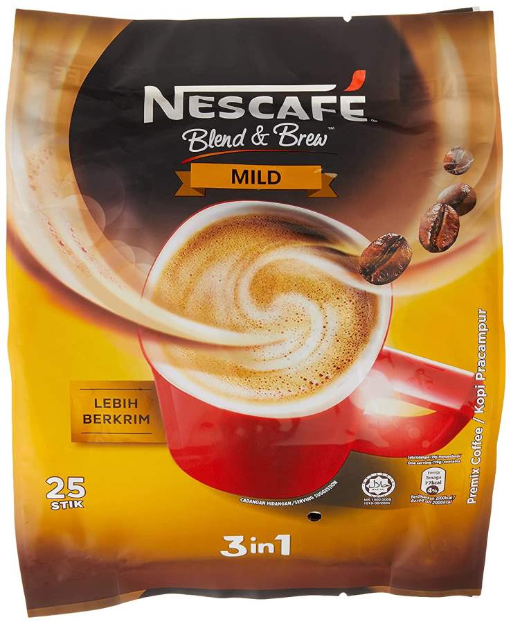 Nescafe Blend Brew, 3-in-1, Mild, Coffee