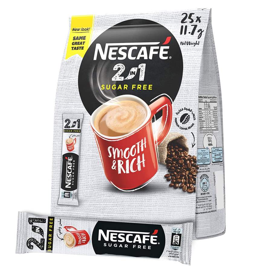 Nescafe Sugar-free 2 in 1 (25 Sticks) Pouch