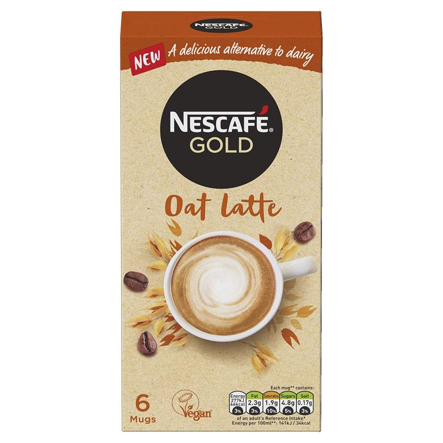 Nescafe Gold Oat Latte Coffee Box ( 6 X 16g )