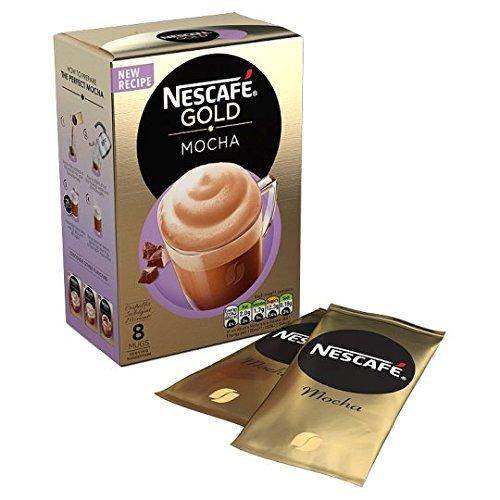 Nescafe Gold Mocha Instant Coffee Sachets, 8 x 22 g
