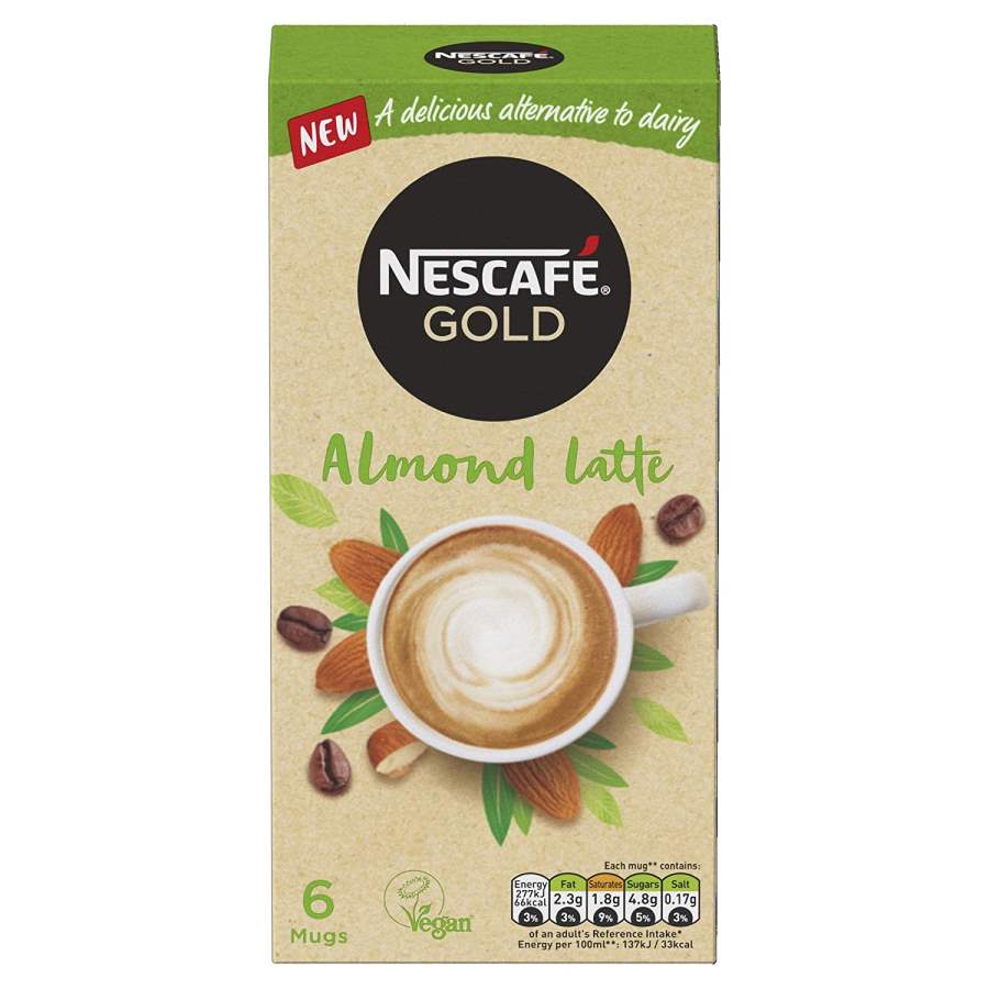Nescafe Gold Almond Latte Coffee Box ( 6 X 16g )