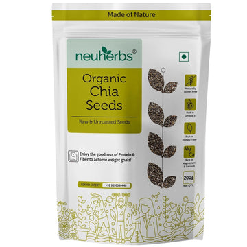 neuherbs Raw Unroasted Chia Seeds