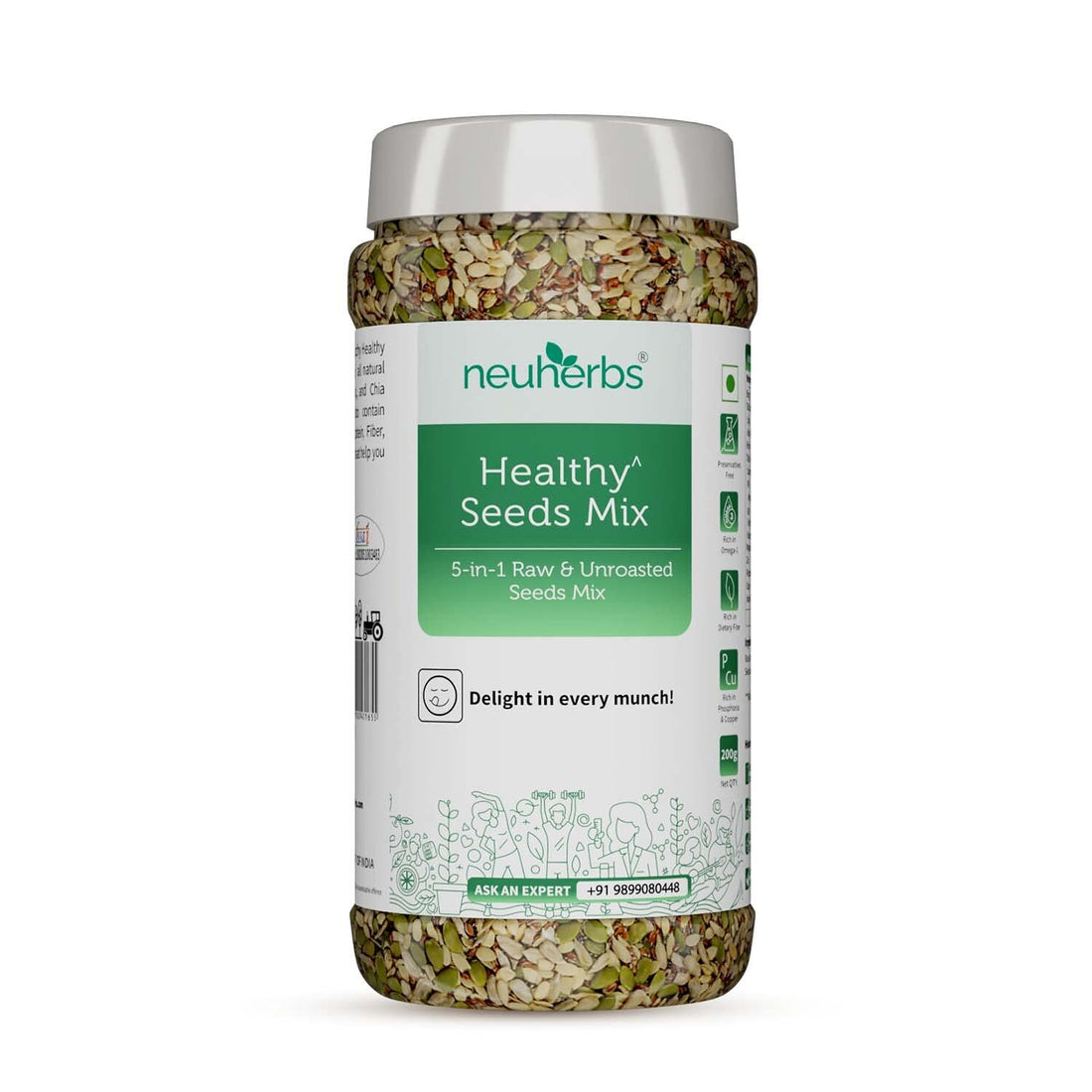 neuherbs 5 in 1 Healthy Seeds Mix