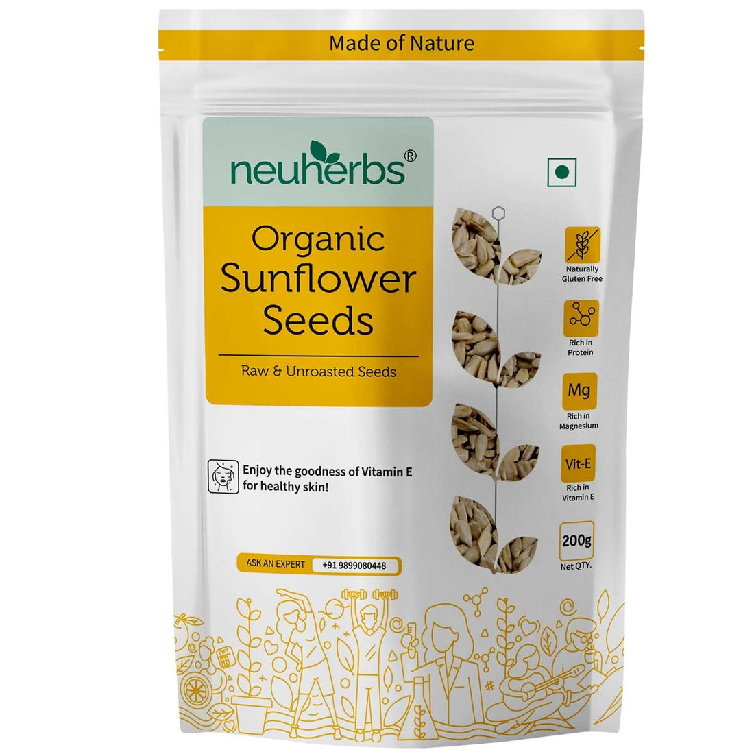 neuherbs Organic Sunflower Seeds