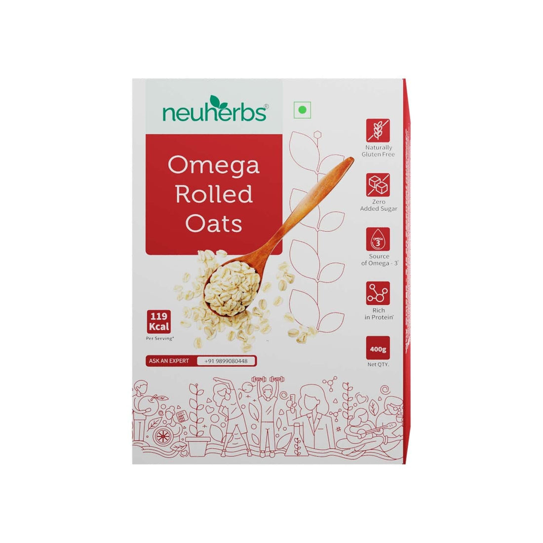 neuherbs Omega Rolled Oats