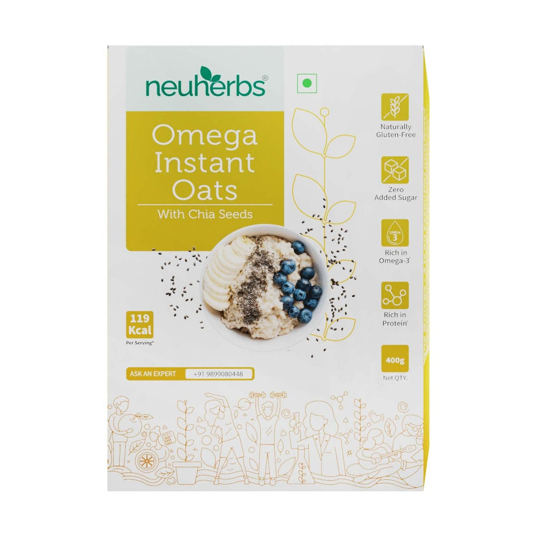 neuherbs Omega Instant Oats