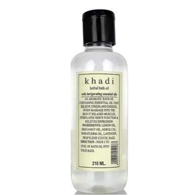 Khadi Natural Bath Oil With Invigorating Essential Oil