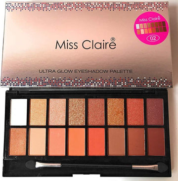 Miss Claire Ultra Glow Eyeshadow Palette 2, Multi
