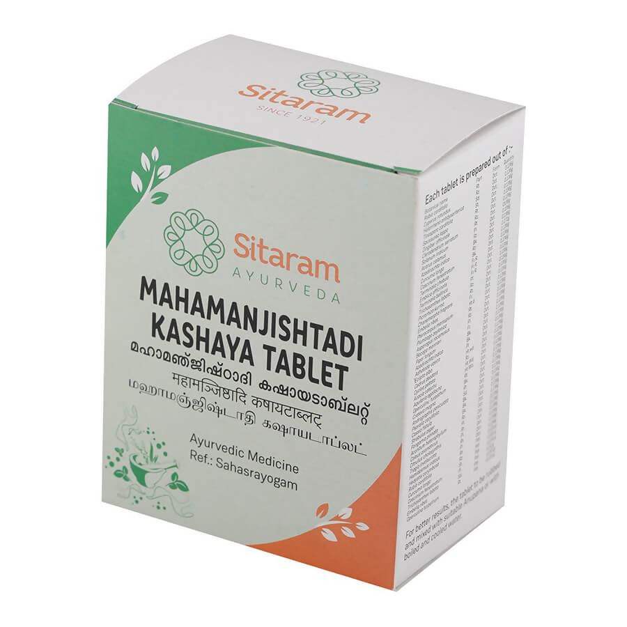 Sitaram Ayurveda Mahamanjishtadi Kashaya Tablet