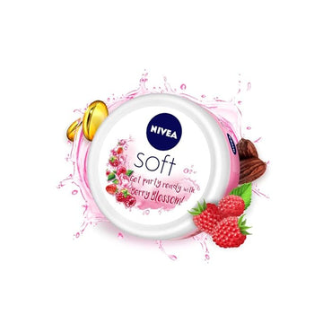 Nivea Soft Light Berry Blossom Moisturiser