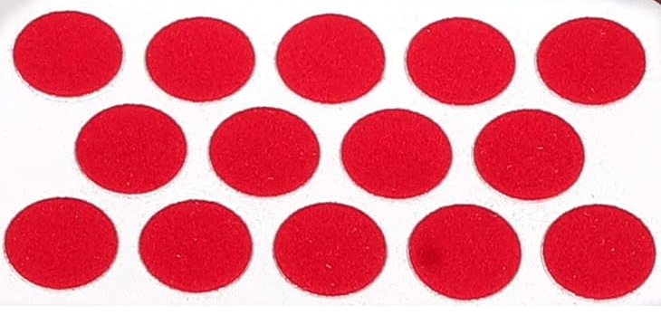 Sticker Kumkum Bindi (Box Contains 15 Packs)