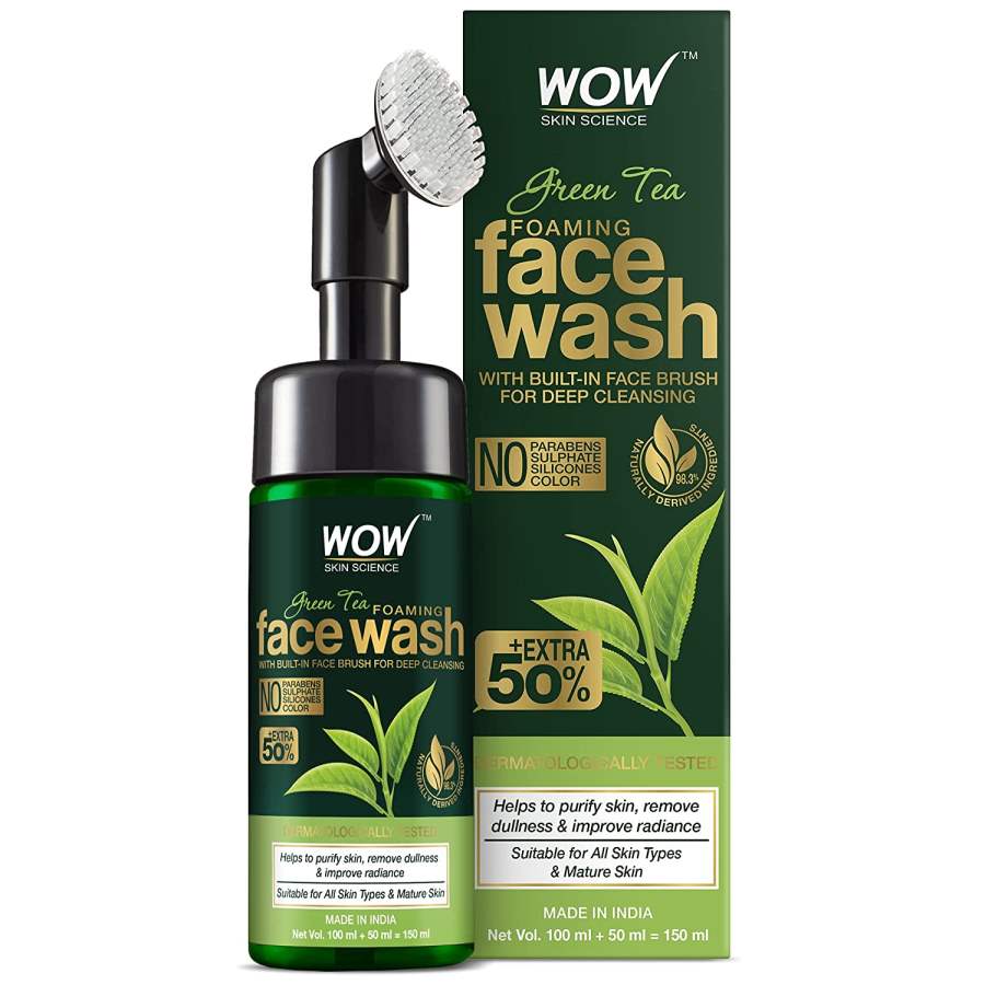 WOW Skin Science Green Tea Foaming Face Wash