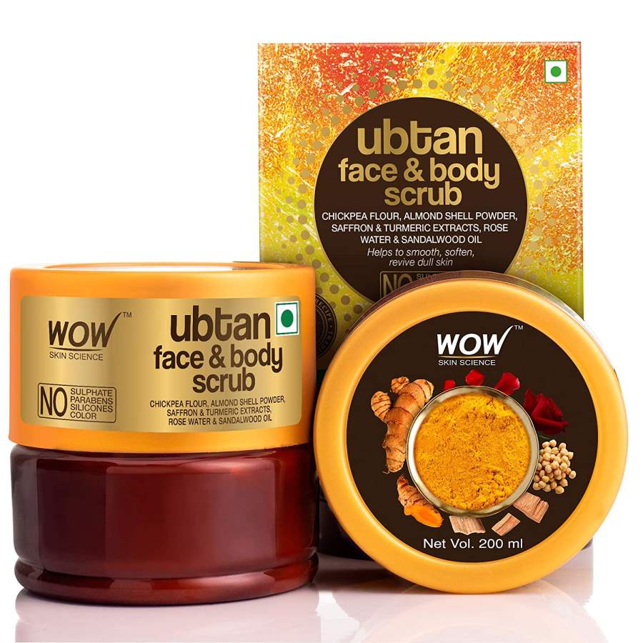 WOW Skin Science Ubtan Face & Body Scrub