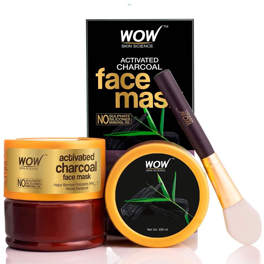 WOW Skin Science Activated Charcoal Face Mask