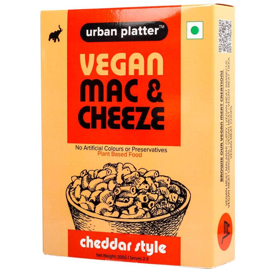 Urban Platter Vegan Mac & Cheeze, Cheddar Style