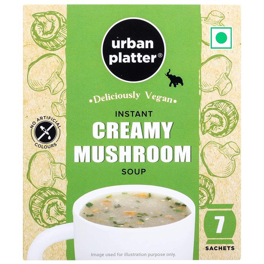 Urban Platter Vegan Instant Creamy Mushroom Cup Soup