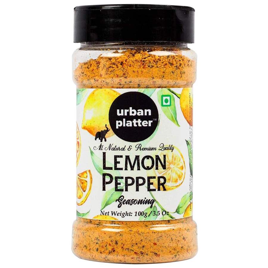 Urban Platter Lemon Pepper Seasoning Mix Shaker Jar