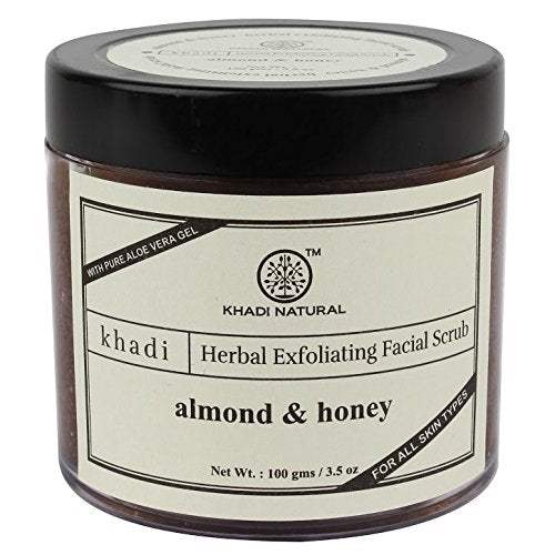 Khadi Natural Almond and Honey Gel Scrub With Pure Manuka Honey