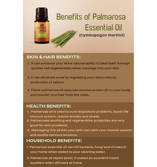 Ancient Living Palmarosa Essential Oil