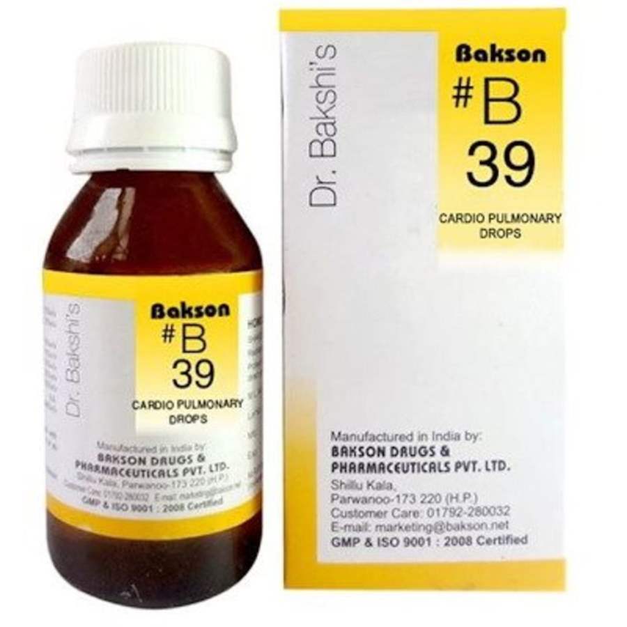 Bakson B39 Cardio Pulmonary Drops