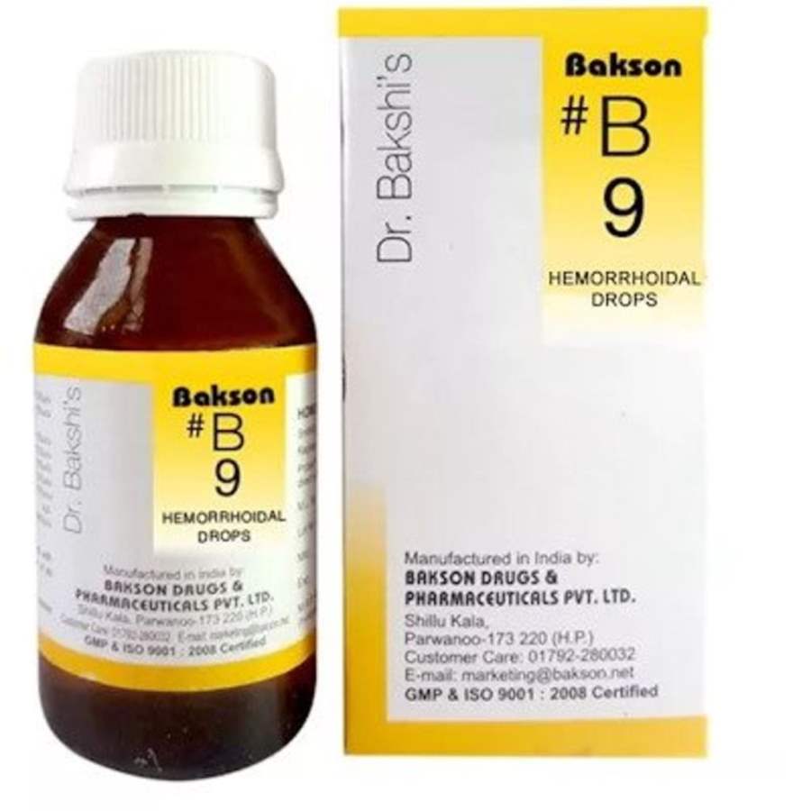Bakson s B9 Hemorrhoidal Drops