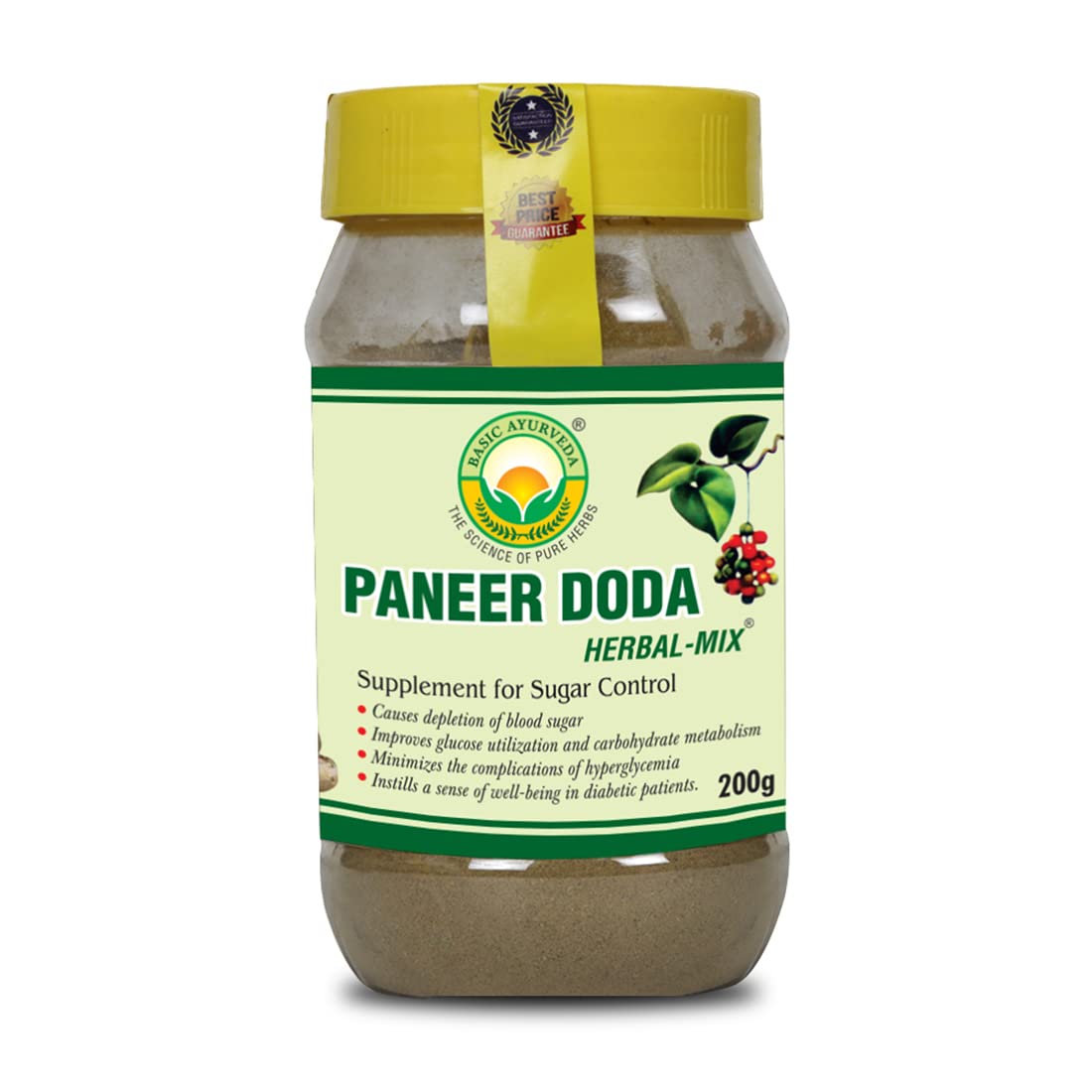 Basic Ayurveda Paneer Doda Herbal Mix Powder