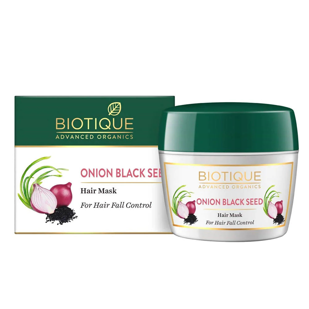 Biotique Onion Black Seed Hair Mask for Hair Fall Control