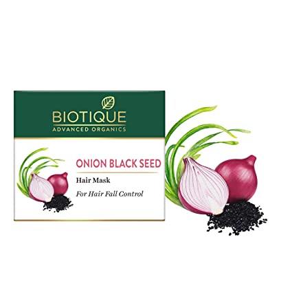 Biotique Onion Black Seed Hair Mask for Hair Fall Control