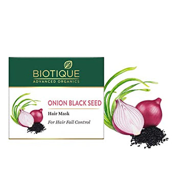 Biotique Onion Black Seed Hair Mask for Hair Fall Control