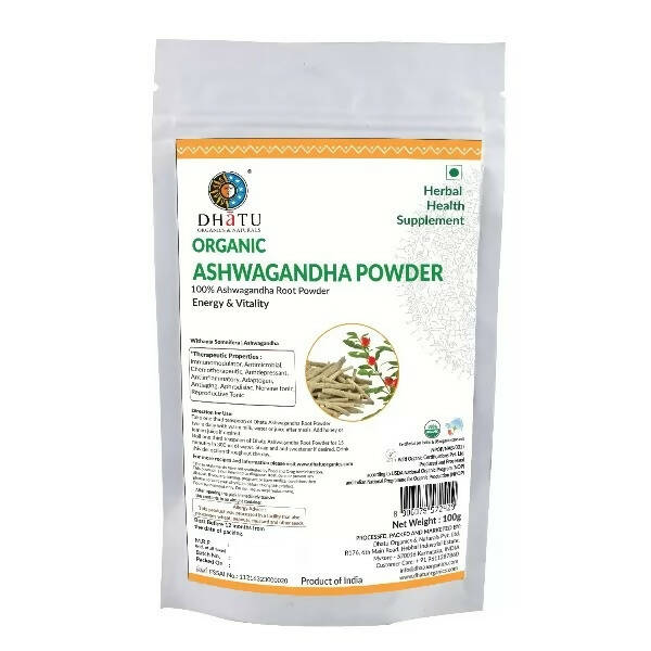 Dhatu Organics & Naturals Ashwagandha Powder