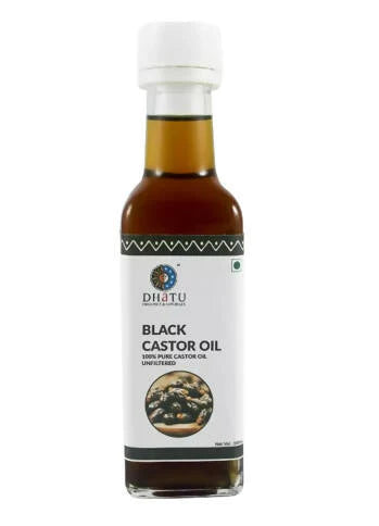 Dhatu Organics & Naturals Black Castor Oil