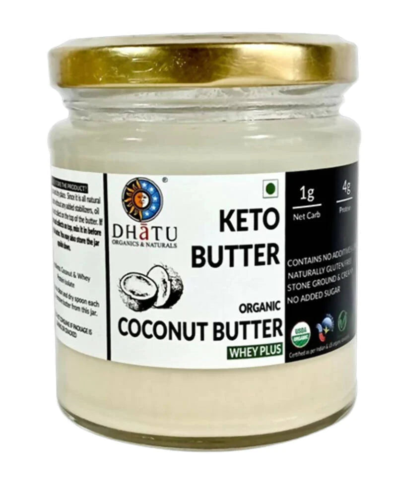 Dhatu Organics & Naturals Keto Coconut Butter (Whey Plus)