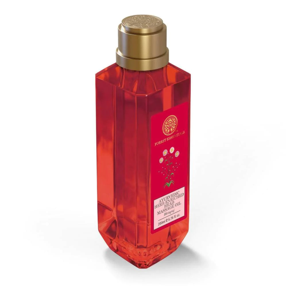 Forest Essentials Ayurvedic Herb Enriched Head Massage Oil Bhringraj
