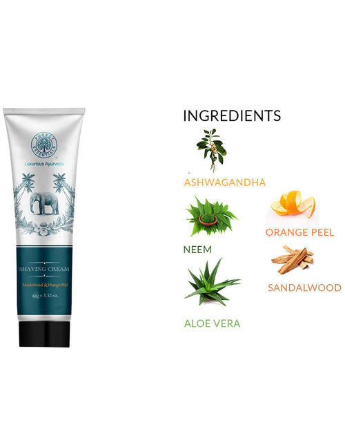 Shaving Cream Sandalwood & Orange Peel