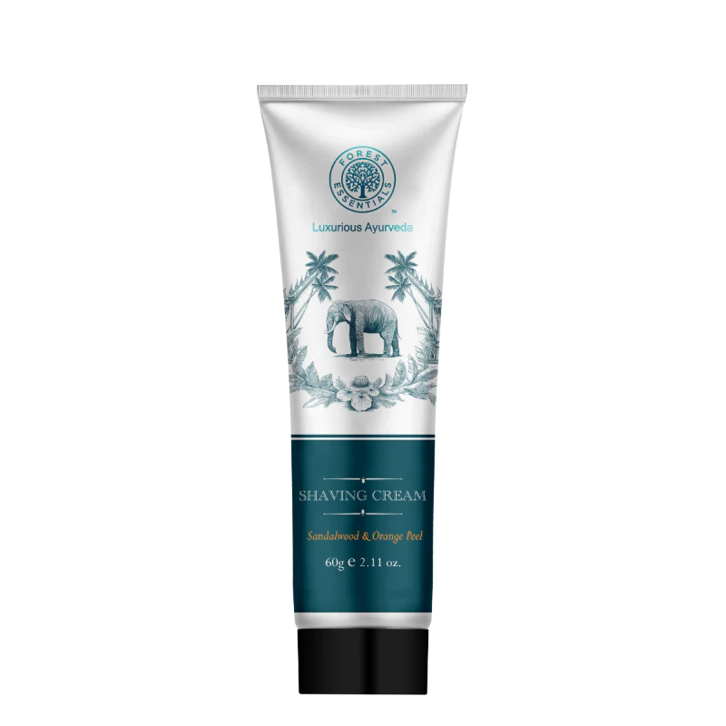 Forest Essentials Sandalwood & Orange Peel Shaving Cream