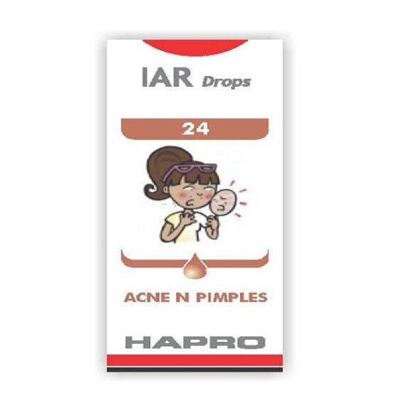 Hapro IAR Drop No. 24 Acne N Pimples Drop
