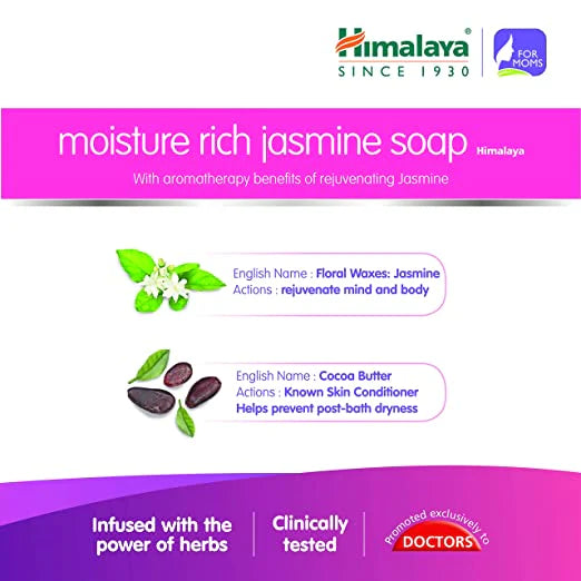 Himalaya Herbals Moisture Rich Jasmine Soap For Moms