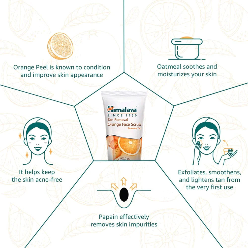 Himalaya Tan Removal Orange Face Scrub