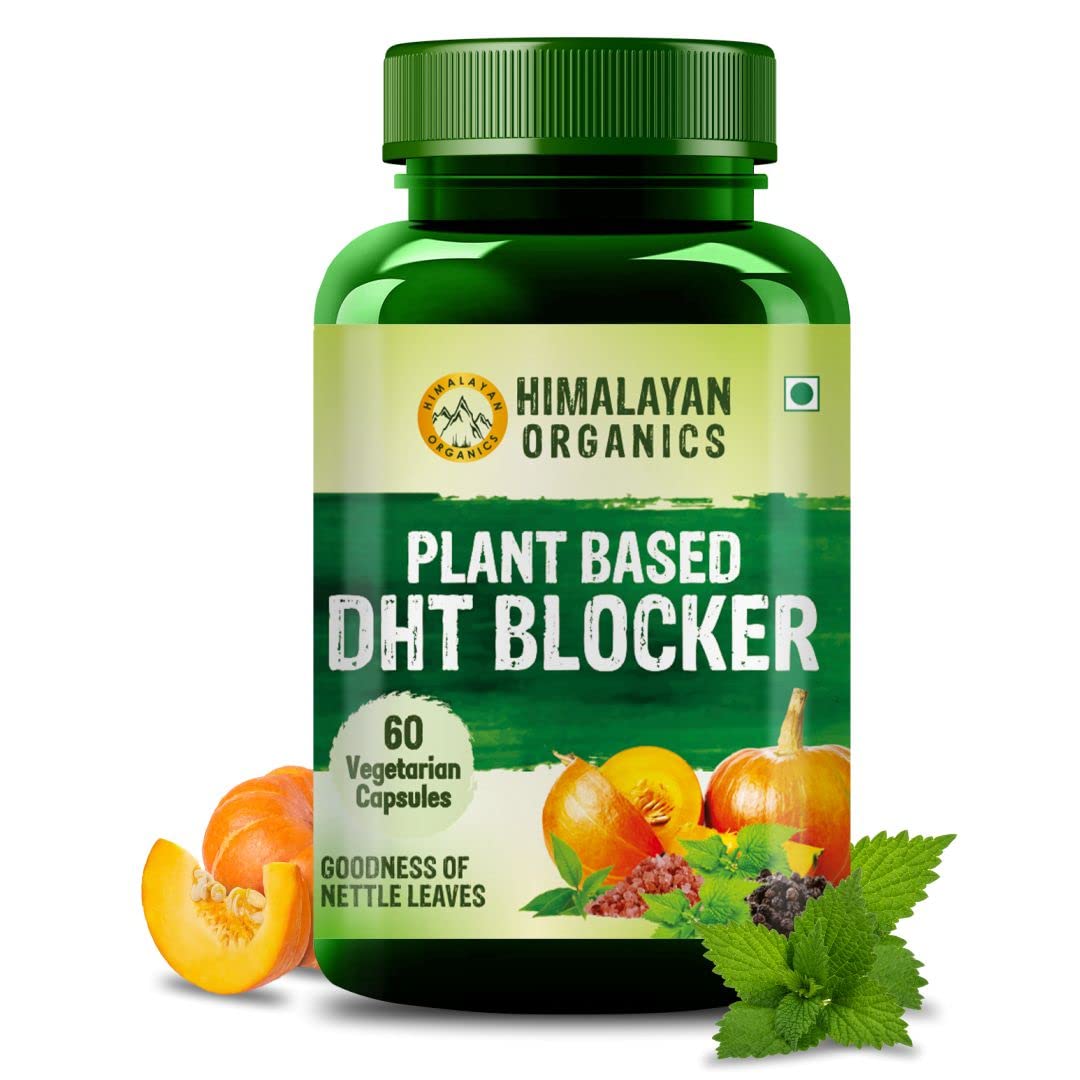 Himalayan Organics Plant Based DHT Blocker Vegetarian Capsules