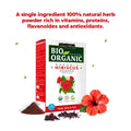 Indus Valley Bio Organic Hibiscus Flower Powder