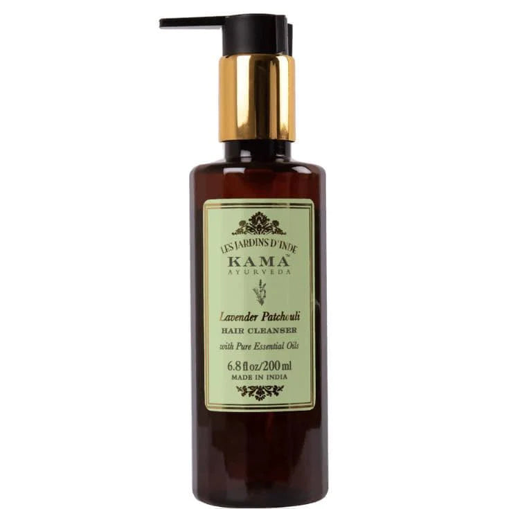 Kama Ayurveda Lavender Patchouli Hair Cleanser (Shampoo) with Pure Essential Oils of Lavender and Patchouli