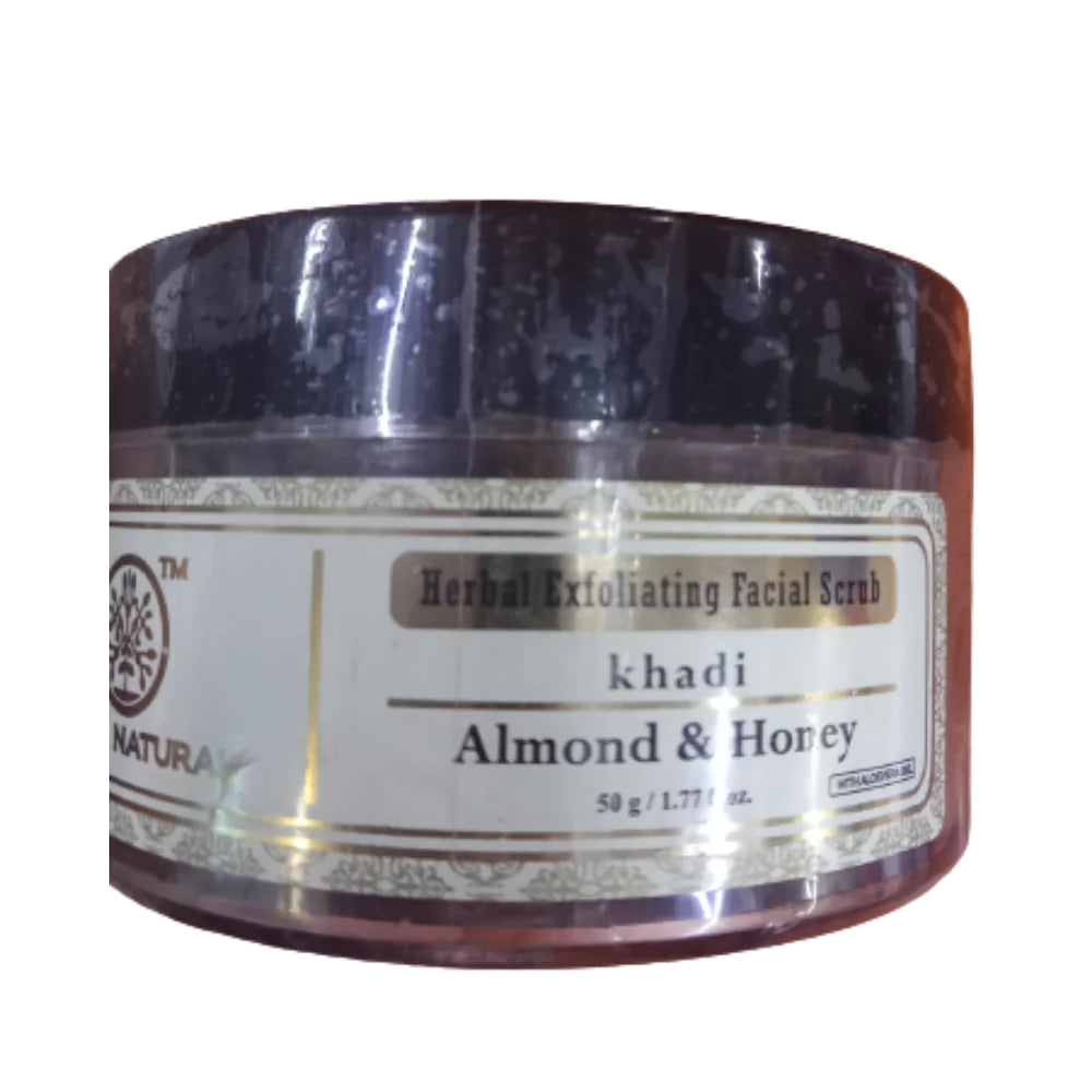Khadi Natural Almond & Honey Herbal Exfoliating Facial Scrub