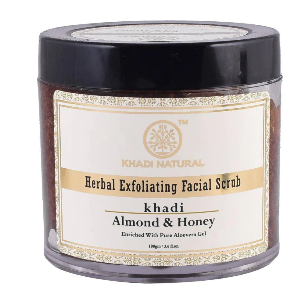 Khadi Natural Almond & Honey Exfoliating Facial Scrub