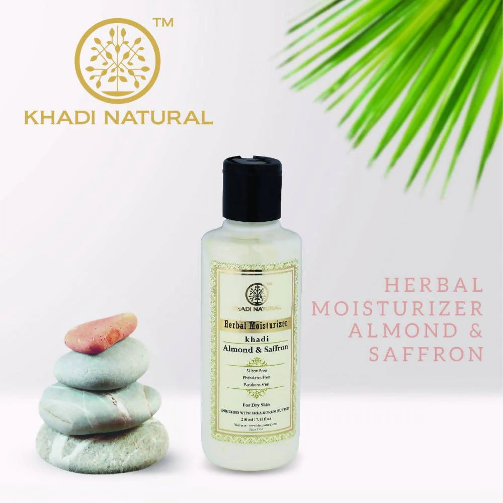 Khadi Natural Almond & Saffron Herbal Moisturizer