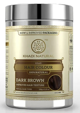 Khadi Natural Dark Brown Hair Colour