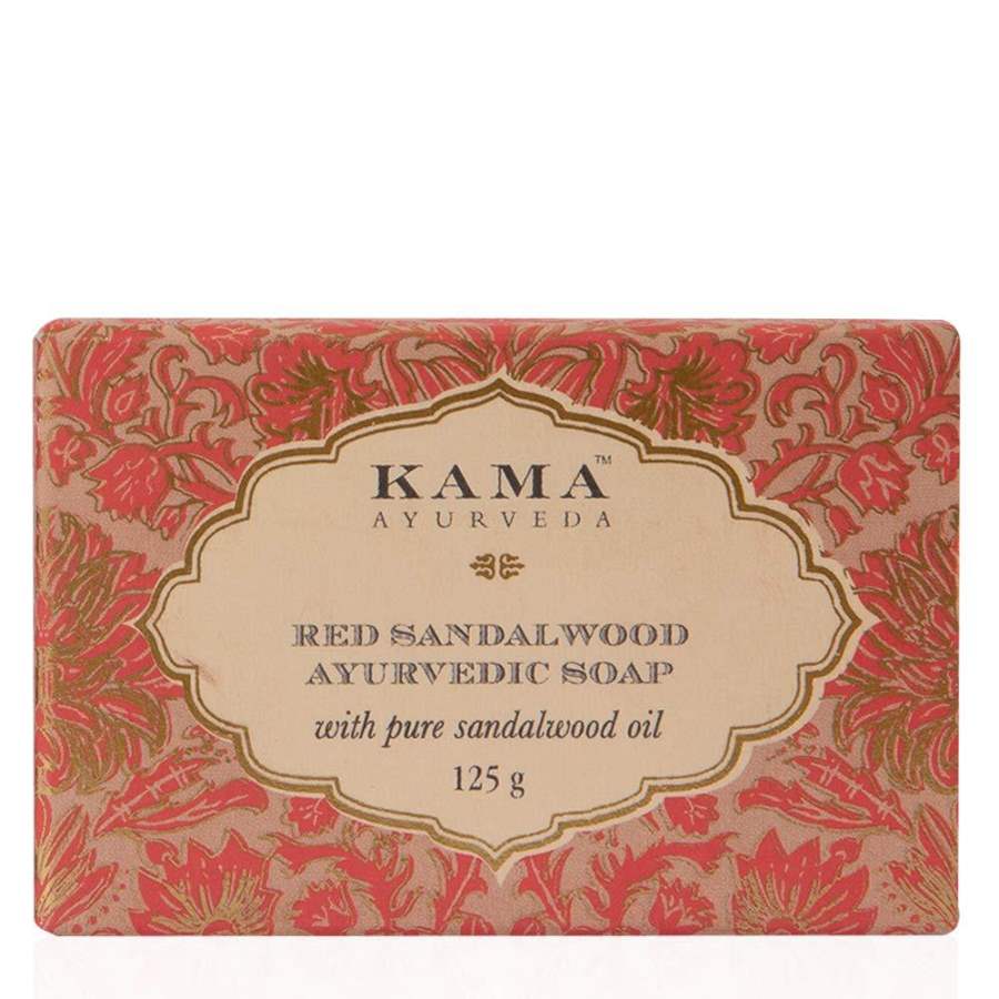 Kama Ayurveda Red Sandalwood Soap with Pure Sandalwood Oil
