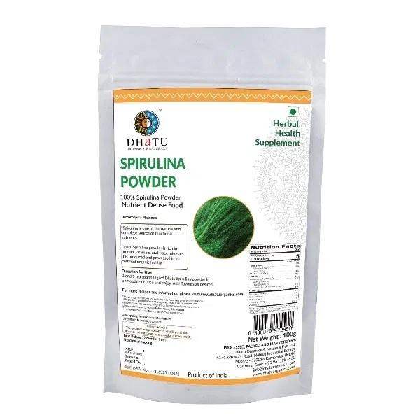 Dhatu Organics Spirulina Powder